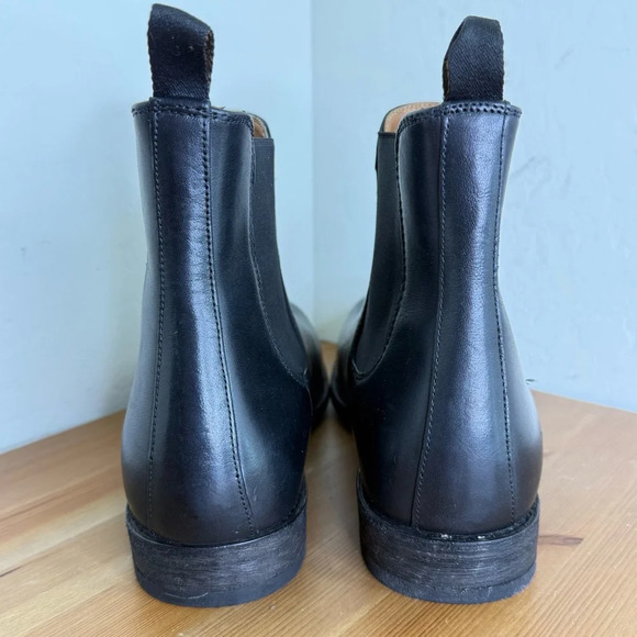 NEW FRYE TYLER Black Leather Chelsea Boot Men’s 10D - Picture 8 of 11